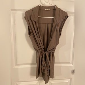 About A girl large duster vest